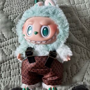 Imitation Louis Vuitton Overalls for your Labubu
